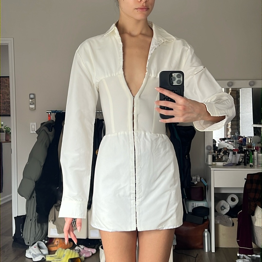 Dion Lee corset mini dress